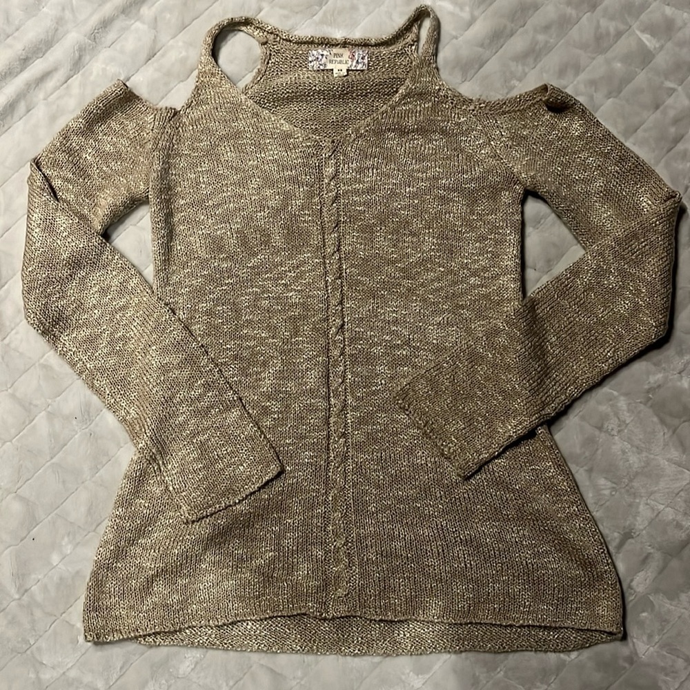 Cold Shoulder Sweater